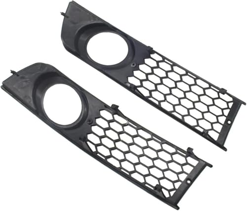 Rejilla de lámpara antiniebla delantera para A4 B6 2002-2005, panel de malla tipo panal, 2 uds 3