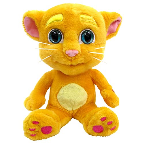 Talking Friends Talking Ginger - Juguete de Peluche Interactivo Animado con talkback, 30 cm de Altura