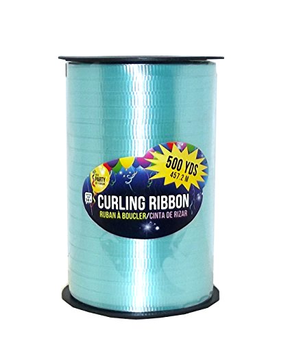 Skd Party By Forum Curling Gift Ribbon, 500 Yard Spool (Aqua Blue) #TOP30