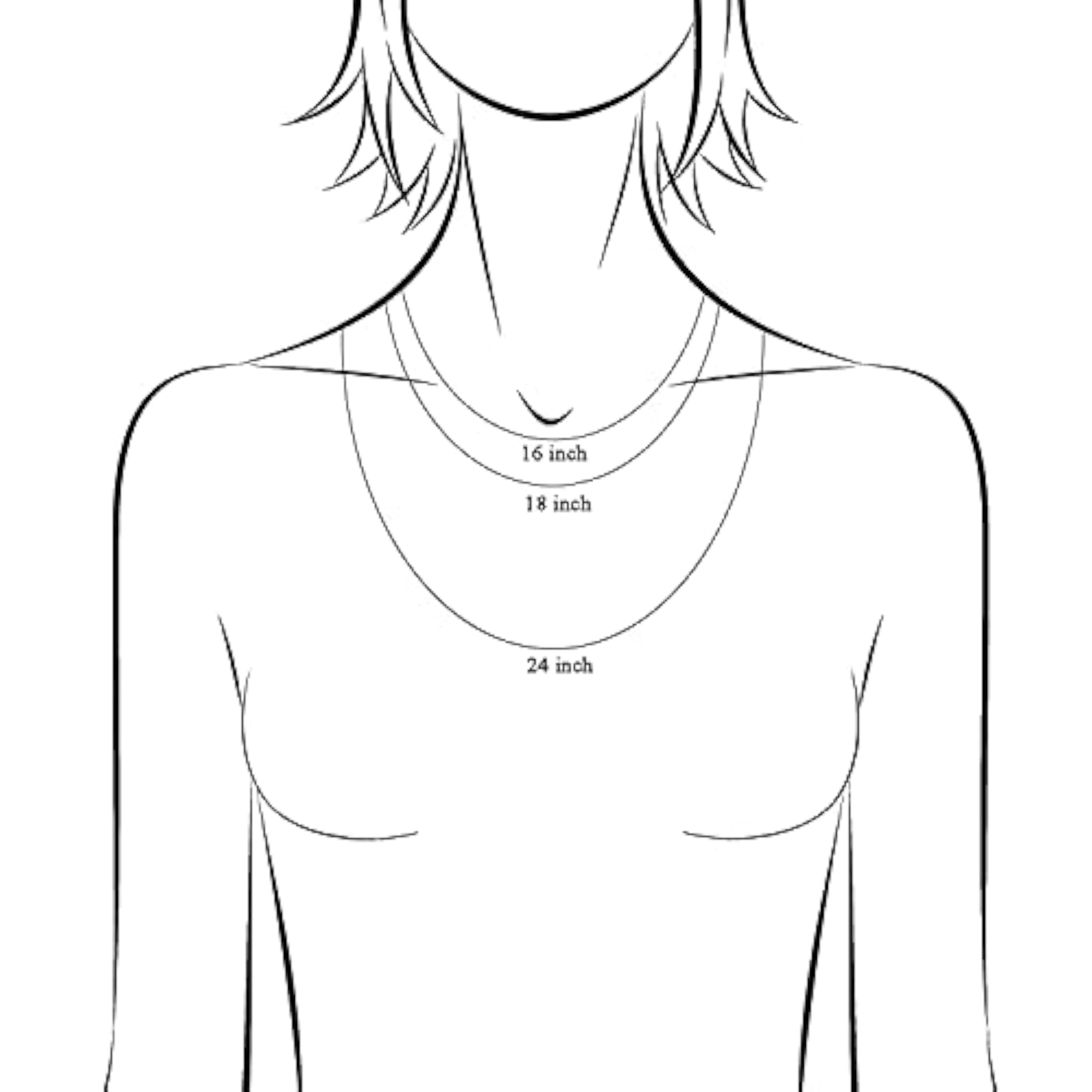 Anti-Tarnish 925 Sterling Silver Link Chain Necklace