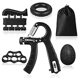 ejercitador de dedos escalada 【Diseño portátil】este ejercitador de manos puede caber fácilmente en su bolsillo o mochila, lo que le permite ejercitar sus manos en cualquier momento y en cualquier lugar, en casa, en el gimnasio, en la oficina o mientras viaja, viendo televisión, al aire libre y de viaje.