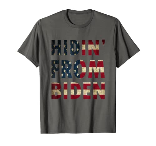 Hidin De Biden Retro Usa Presidencial Escondido De Biden Camiseta