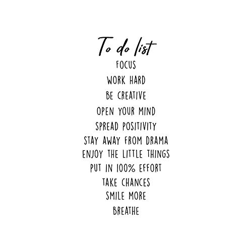 Vinilo Decorativo de Pared To Do List 30 in x 14.5 in miniatura 4
