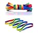 4 Pairs 46/54 Inch Premium Shoelaces- Oval or Flat Colorful Fashion Sneakers Shoelaces for Kids and Adults