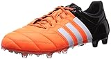 bota adidas ace 17.1 primeknit ag Stud Material: PU adidas Ace 15.1 FG/AG Leather - Botas para Hombre, Color Naranja/Negro/Blanco, Talla 39 1/3