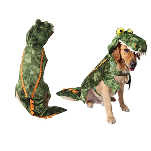 Ipetboom Trajes Para Cães Fantasias De Halloween De Crocodilo De Gato De Pug Fantasias De Cachorro D