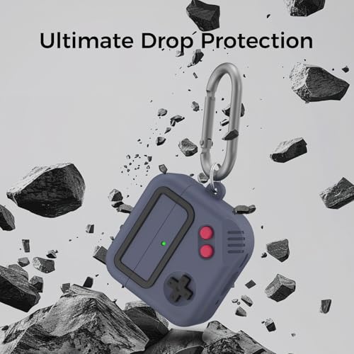 Image of TRONWIN AirPods 4 Case, Silicone Game Design 2024 Case for Apple AirPods 4 Generation with Active Noise Cancellation, Cute Case Cover for AirPod 4 Gen for Women /Men (Midnight Blue)