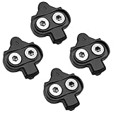BV Bike Cleats Compatible with Shimano SPD SH51- Spinning, Indoor Cycling & Mountain Bike Bicycle Cleat 2 Pairs Set