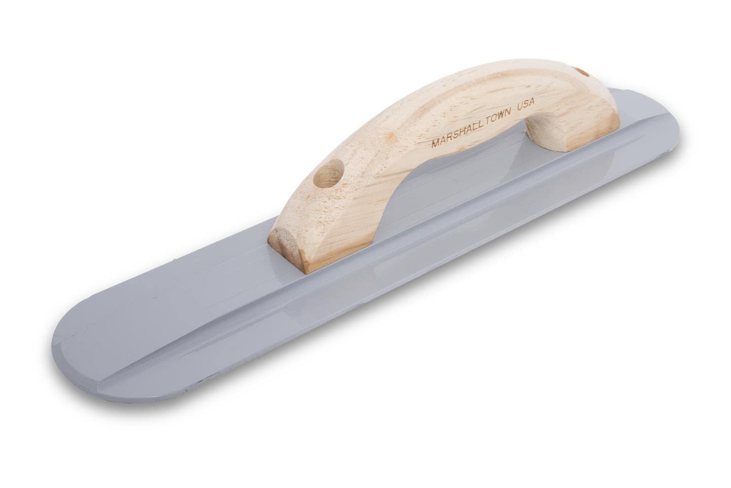 Lisciatrice a mano Marshalltown con manico in legno, magnesio, per pavimento e calcestruzzo, dimensioni della lisciatrice: 406x79 mm