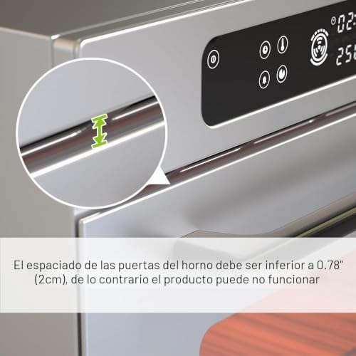 Miniatura 6 de Safelon 1 Pieza Baby Safety Cerradura De La Puerta Del Horno, Cerradura Del Horno De Doble Botón Para La Seguridad De La Cocina Negro