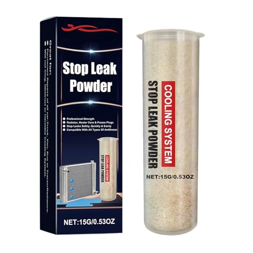Coolant Leak Sealer 15g – Stop Leak Powder For Radiators, Heater Core, Water Tanks, And Pipes – Anti-Leakage Repair Solution, Underwater Seal For Efficient Leak Prevention And Fixing