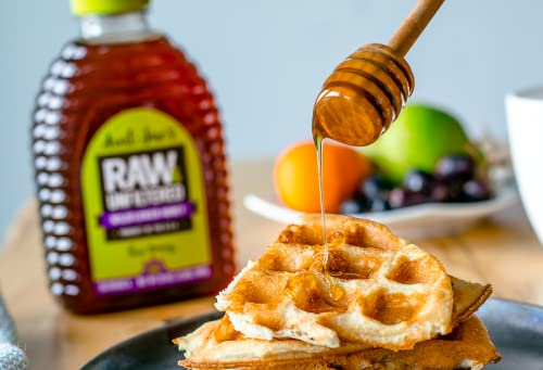 Aunt Sue’s Raw & Unfiltered Usa Wildflower Honey, 32 Ounce (2 Lb) From Local Usa Beekeepers, Strained Pure Honey #TOP6