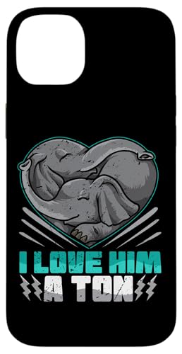 �}�b�`���O�J�b�v�� I LOVE HIM A TON �G���t�@���g ����� �ʔ������� �X�}�z�P�[�X iPhone 14 Plus �p