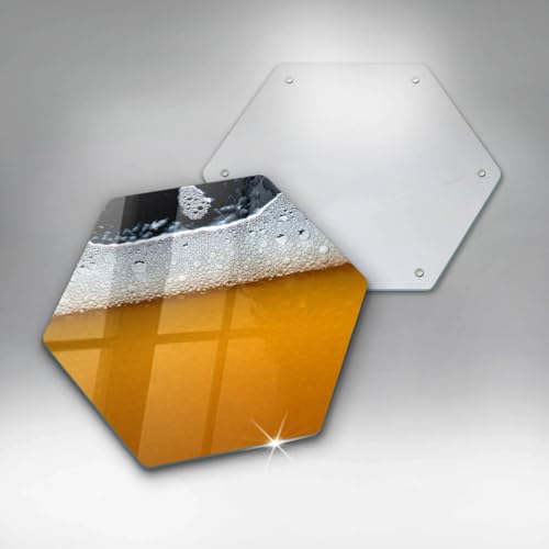Protection plaque induction 40cm en verre trempé hectagonal durable - 6