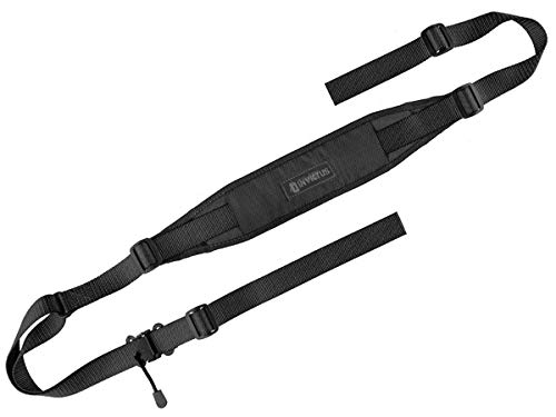 Bandoleira Tática Attach 2 Pontas Invictus Militar Airsoft (Preto)