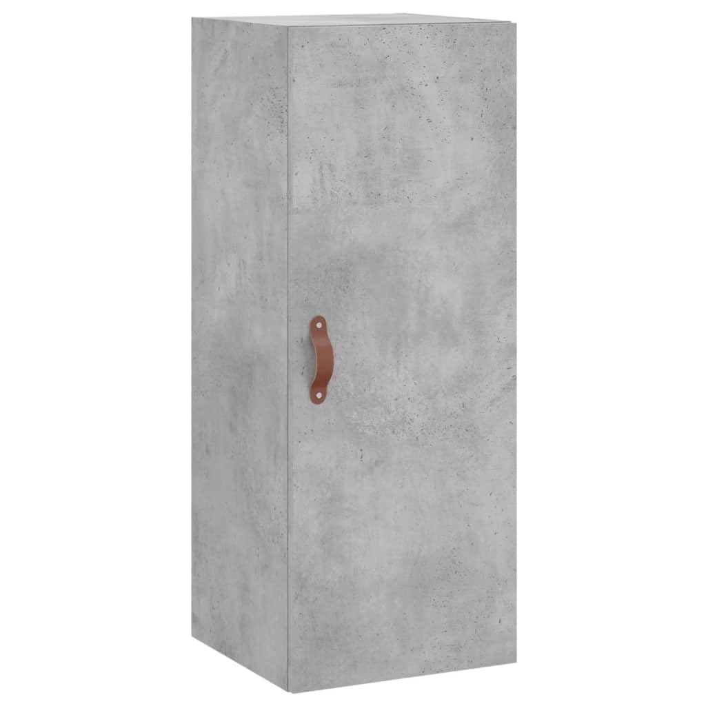 Szafka ścienna szary beton 34,5 x 34 x 90 cm