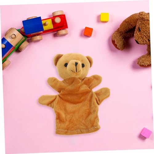Toyvian brinquedo de fantoche de mão de urso brinquedos fantoches de animais fantoches de mão fantoc