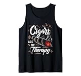 Cigars are my Therapy Shirt - Cigars T Shirts for Men, Dad Tank Top