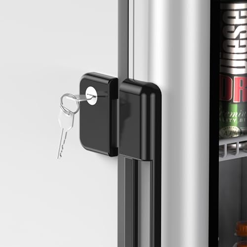 Image of Coolski 6.5 Cu.ft. Beverage Refrigerator and Cooler Commercial Glass Door Display Refrigerator with LED Lighting and Adjustable Shelves, Beverage Display Cooler for Drink, Soda, Beer