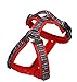 Zero Harness RATIA - Scandinavian Design Dog Harness (L, Red)