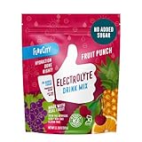 FlavCity Fruit Punch Electrolytes Powder Packets - 28 Hydration Packets - No Added Sugar - Hydration Powder with Real Fruit & Unrefined Sea Salt - Keto & Gluten-Free (28 Stick Packs)
