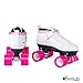 Chicago Skates Bullet Speed Roller Skates – Adjustable Quad Roller Skates Women Men, Durable Top Performance with Front Stopper, 62mm Urethane Wheels, Low-Cut Ankle Boot, Smooth Rolling,Indoor Outdoor