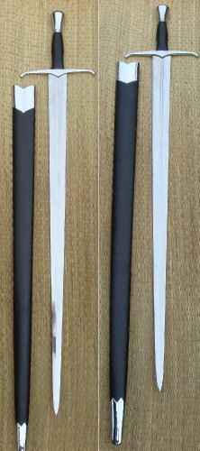 Indiacraft ICS 15Th Century Hand-And-A-Half Full Tang Tempered Battle Ready Hand Forged Sharp Sword thumb #1