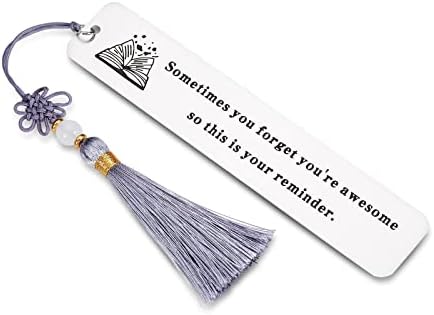 Inspirational Gifts Bookmark for Women Men Valentine’s Day Gifts for Teen Boys Girls 2022 Graduation Holiday Gifts for Son Daughter Students Graduates Birthday Christmas Gifts for Best Friend BFF
