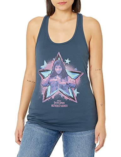 Chemise Marvel rose et bleu femme aux finitions haut de gamme
