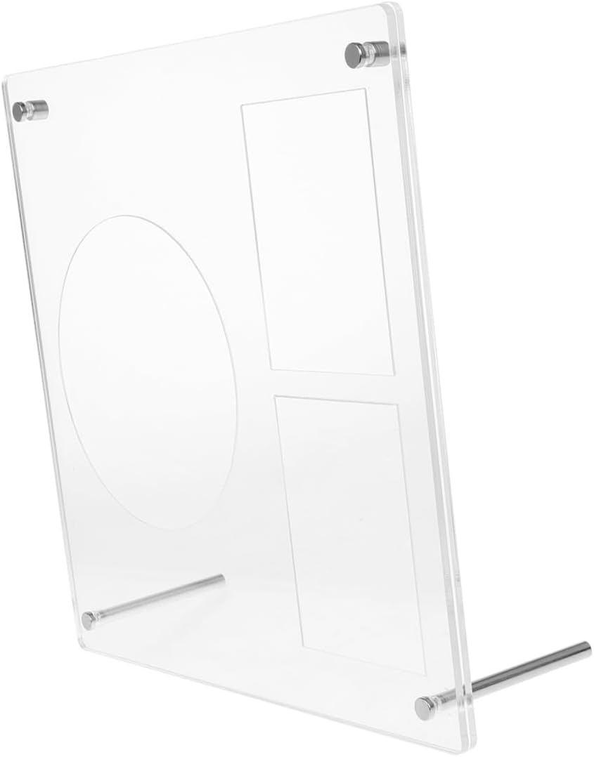 Cabilock Acrylic Kpop CD Display Stand 3-tier Album Holder with Slot for Photocards and Media Storage, Organizer for Music Collectors and Home Decor