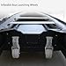 Jiawu Inflatable Boat Launching Wheels, Marine Flip Up Dinghy Wheels Nylon Ribs Towing Wheels Dinghy Wheeler for Boat Trailer Trolly Weighing Under 250 Pounds