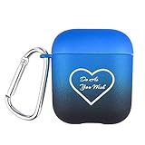 Funda rígida impermeable de color degradado para Airpods 3Pro, funda con hebilla de piel para auriculares inalámbricos compatibles con Bluetooth para AirPods Pro Bag
