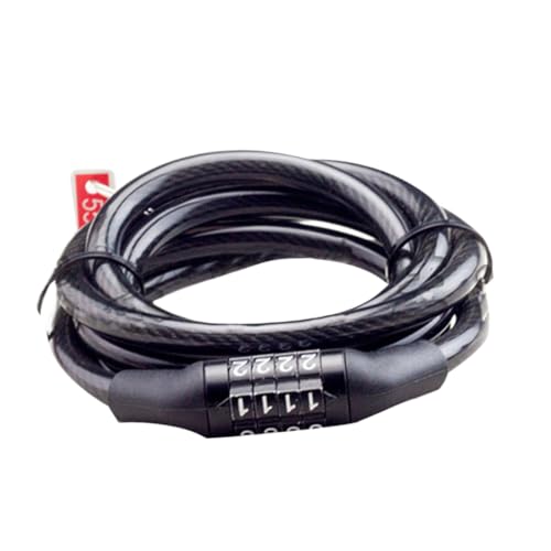 Frcolor 自転車用 桁 ダイヤル式 ケーブルロック 頑丈 防犯対策 バイク マウンテンバイク スクーター対応 長尺耐久ケーブル 簡単操作 維持