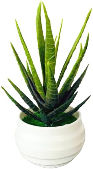 Mini Artificial Aloe Plants Bonsai Imitation Tree Plants Desk Ornaments