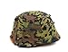 Repro Reversible WWII German M35 Helmet Cover Spring W Fall Oak Camo Color
