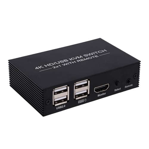 Commutateur KVM HDMI pour brancher 2 PC sur 1 écran sans débrancher les câbles