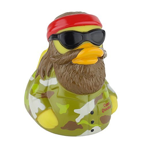 CelebriDucks Camo Quacker RUBBER DUCK Costume Quacker Bath Toy by CelebriDucks