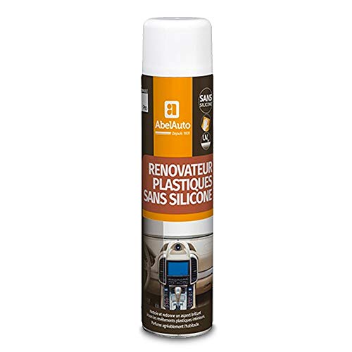 ABELAUTO Rénovateur Plastiques Sans Silicone 005002 – Ravive Couleur et Protège les Plastiques Auto – Finition Naturelle Sans Effet Gras