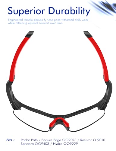 Image of SAUCER Replacement Nose Pieces Pads for Oakley Wind Jacket 2.0 OO9418 Sunglass