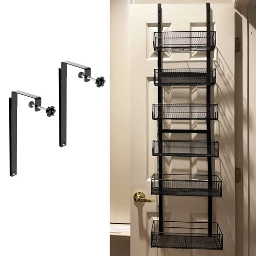 Emmalee Over The Door Pantry Organizer, 6-Tier Hanging Spice Rack With Adjustable Hooks Detachable Frame, Space Saving Multifunctional Door Organizer For Kitchen, Storage Room, Bathroom, Bedroom #TOP28