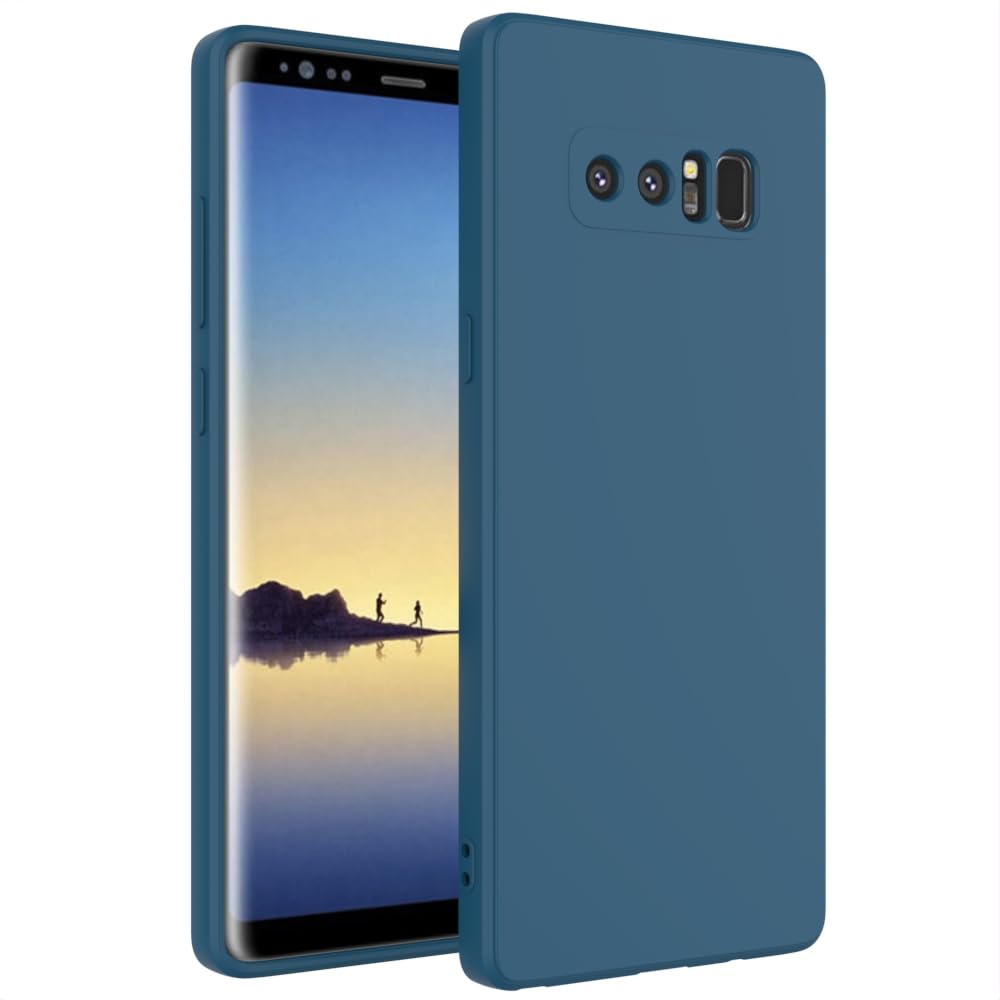 for Samsung Galaxy Note 8 Case Dark Blue, Scratch Resistant with Soft Touch, Slim Thin Phone Cover for Samsung Galaxy Note 8
