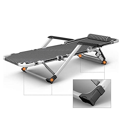 Chaise zero gravity pliante en acier et textoline super large 65 cm - 7