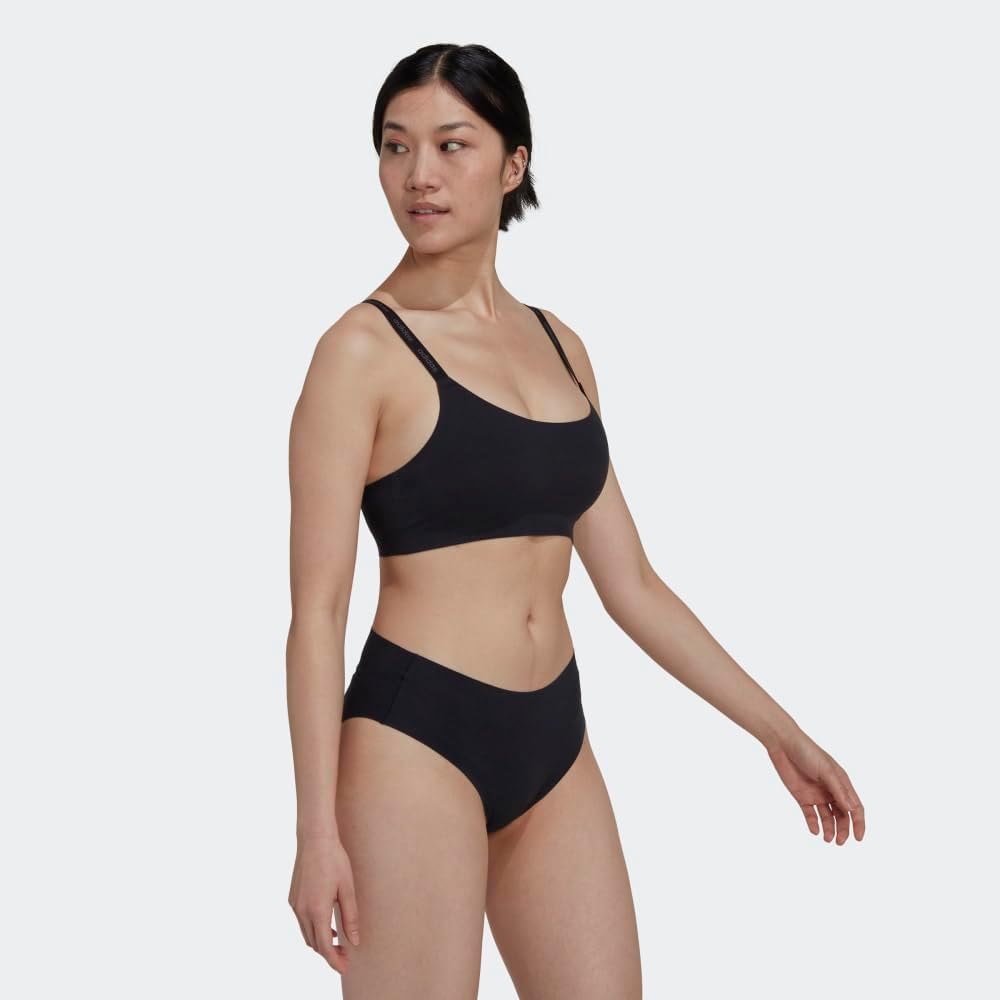 adidas Women's Active Micro Flex Wireless Seamless Lounge Bra - Image 5