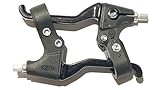 Amazon AARNAV Pair of Brake Levers, Black Bike Brake Lever Set, 2.2cm Diameter Three Finger Levers for Most Bikes, Mountain Bikes BMX MTB Bicycle Cycle Lever Set (Black Alloy Lever Set) #ad
