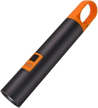 Multi Functional Mountain Climbing Buckle Type-C Rechargeable Camping Light Telescopic Zoom High-Intensity LED Flashlight