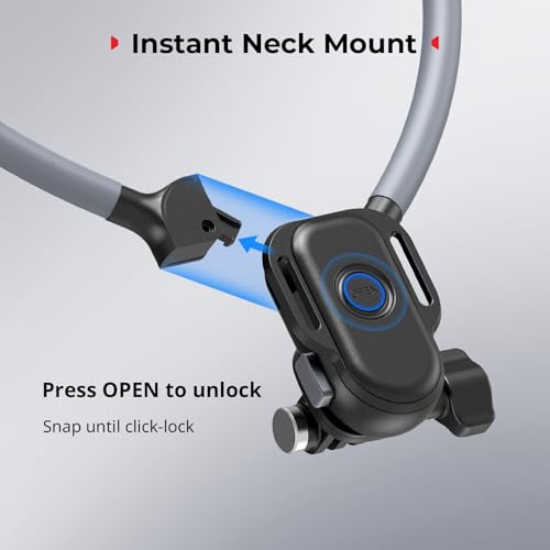 Soporte magnético de cuello para teléfonos iPhone 16 y Android, accesorio POV Vlog 4