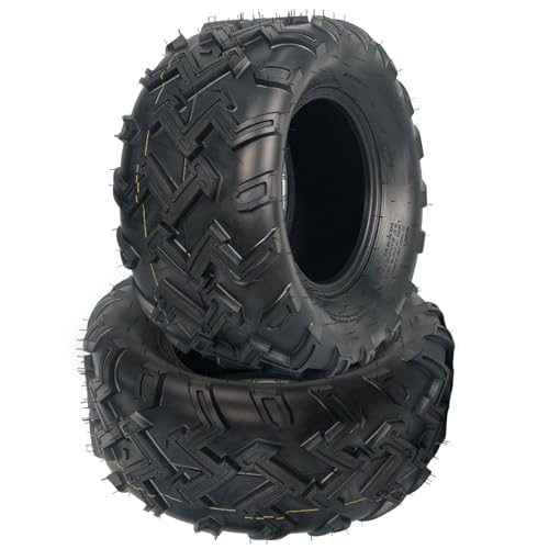 Garvee 2 Pack 22x10-10 ATV UTV Tires 6-Ply All-Terrain Tubeless Tires for Daily Work Hunting & Recreational Riding on ATV UTV Quad and 4 Wheeler