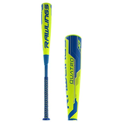 Rawlings Quatro Composite Usa Baseball Bat, 2-5/8