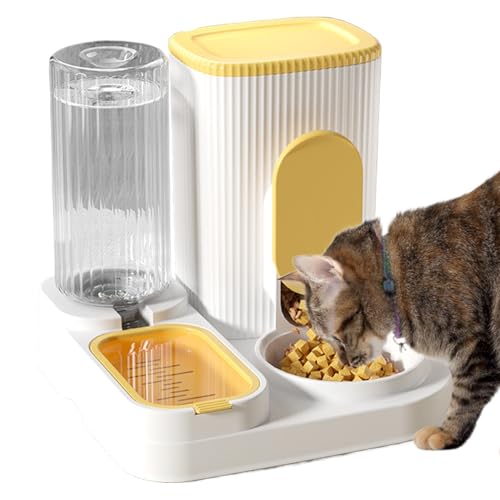 Auto Pet Feeder, Dog Water Dispenser, Cat Feeding Station, 2 in 1 Food and Water Design, Removable Bowl for Freshness, Home Feeding Solution, 10.83x10.71x10.24 – Bild 3