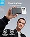 Anker 621 Magnetic Portable Charger (MagGo), 5,000mAh Wireless Power Bank with USB-C Cable, Magsafe-Compatible Battery Pack for iPhone 16/15/14/13/12 Series